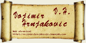 Vojimir Hrnjaković vizit kartica